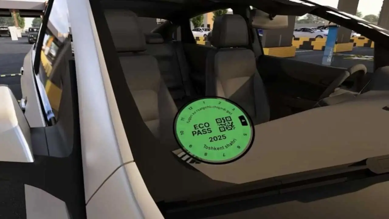 Avtomobil uchun ekostikerni endi onlayn olish mumkin