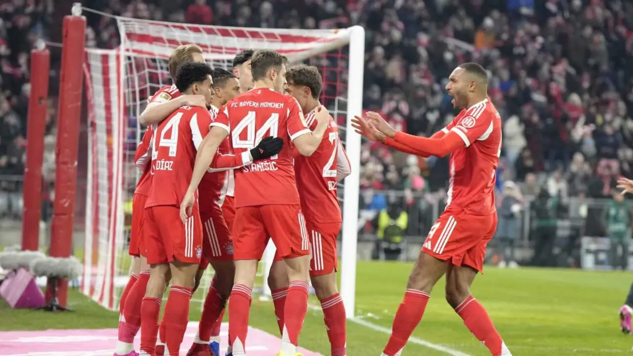 Bavariya Volfsburgni tor-mor etdi sakkizta gol va to'liq ustunlik