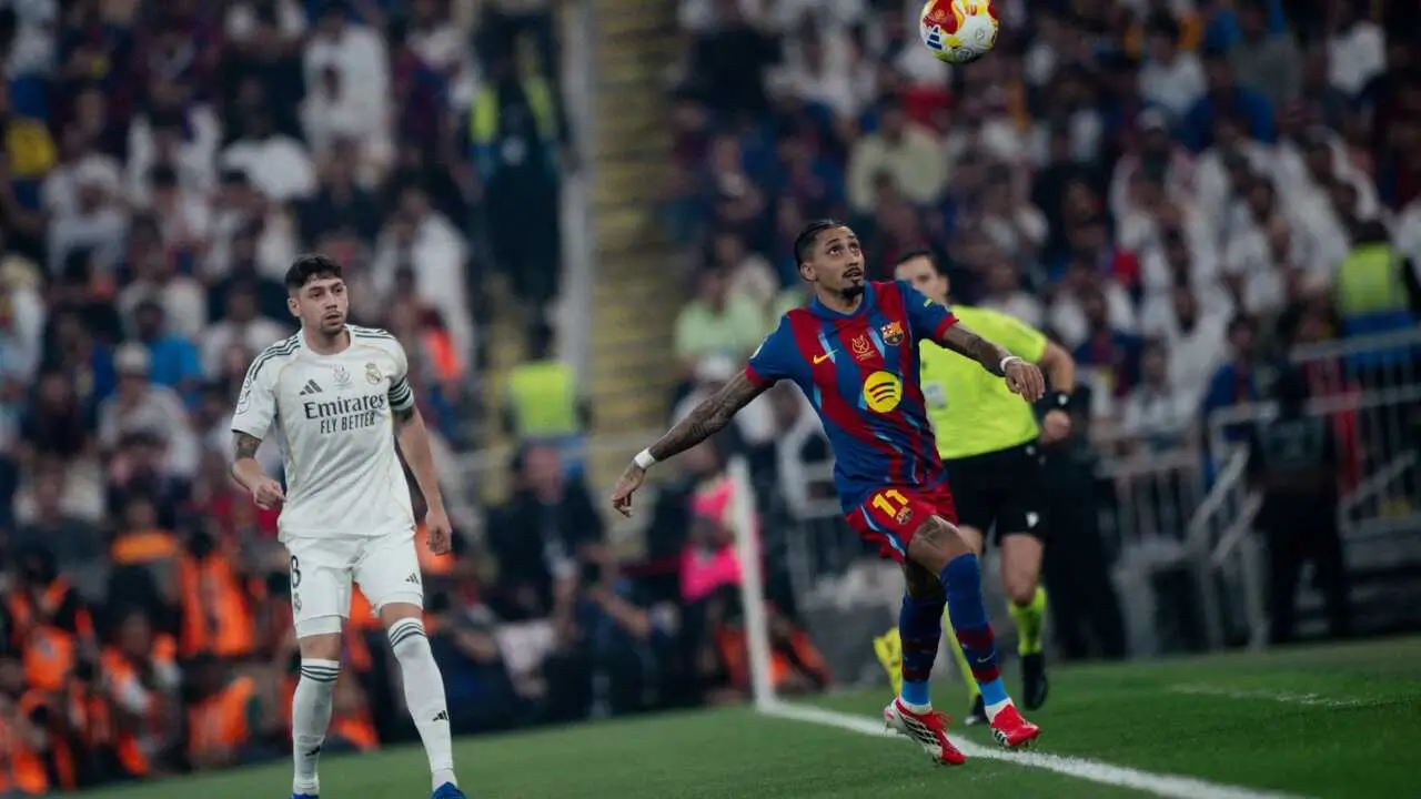 Raphinha Shines in the Final as Barcelona Beat Real in a Dramatic El Clasico to Win the Spanish Super Cup