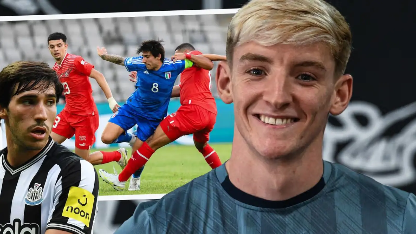 Manchester United is preparing €200 million for Gordon and Tonali