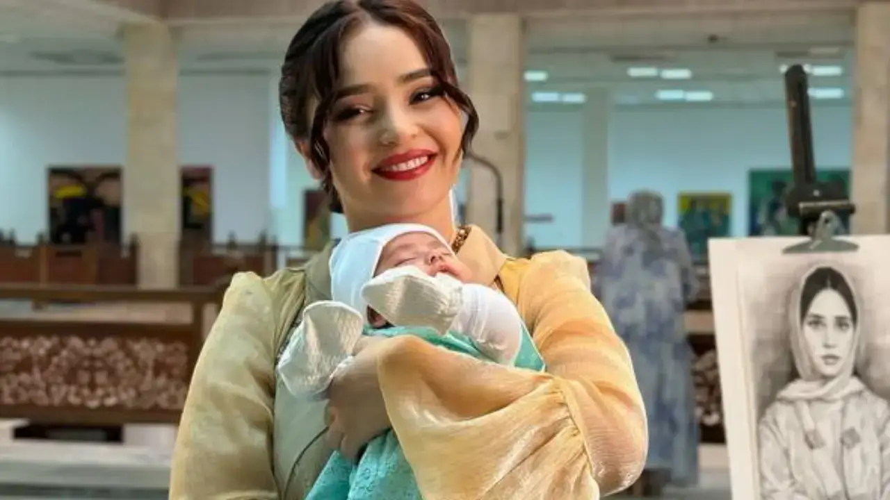 Oyuncu Bahora Arslonova, bebeğiyle birlikte ilk kez bir müzik videosunda rol aldı