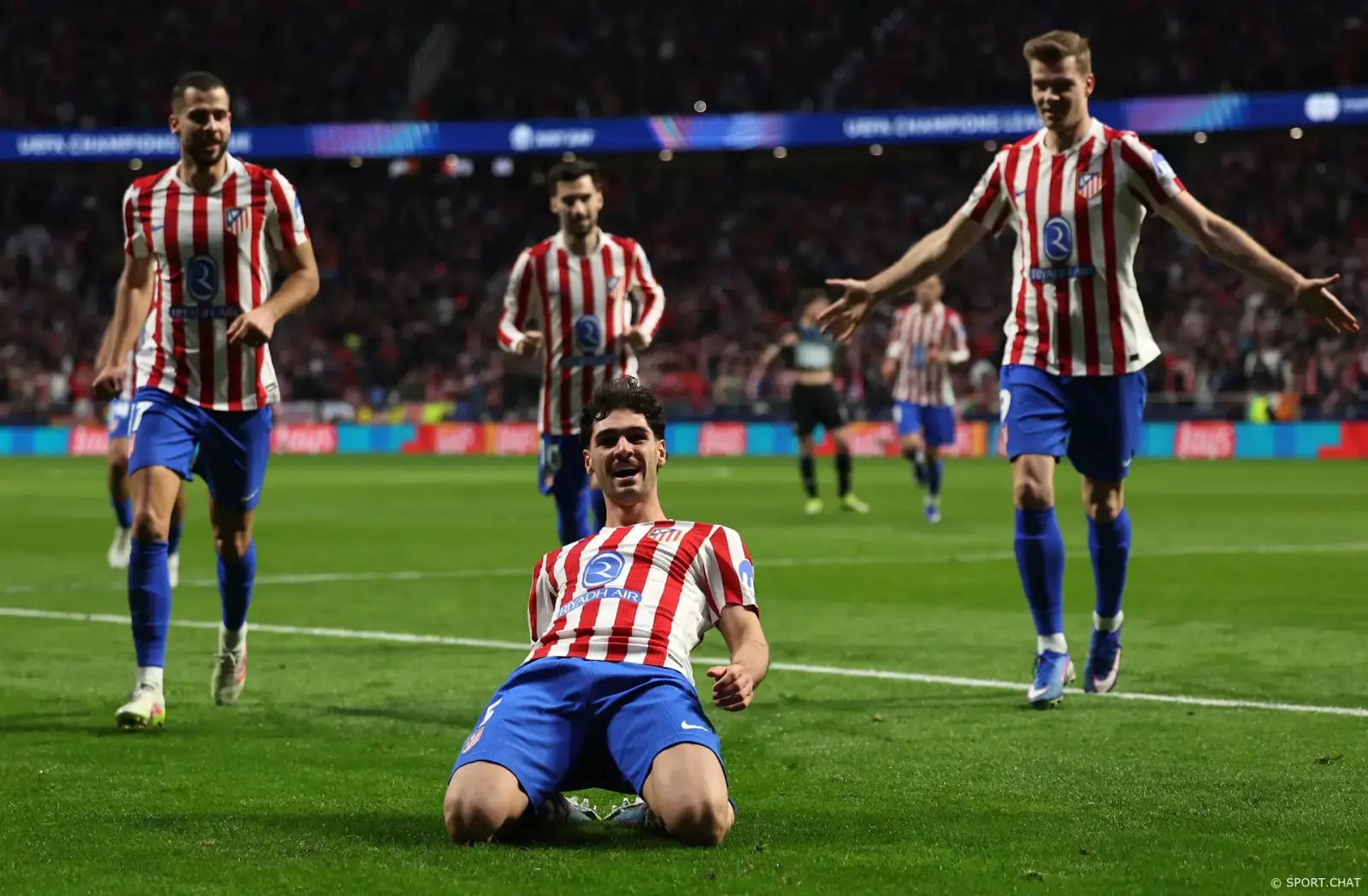 Сёрлотдан хет-трик: "Атлетико" "Брюгге"ни енгди ва 1/8 финалда (видео)