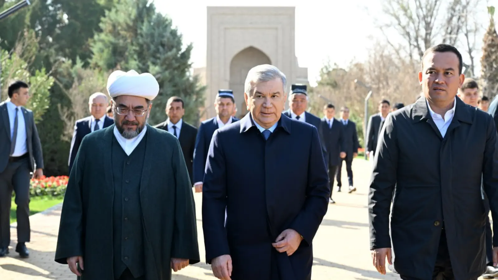 The President's trip to Surkhan began again with the visit of Hakim Termizi