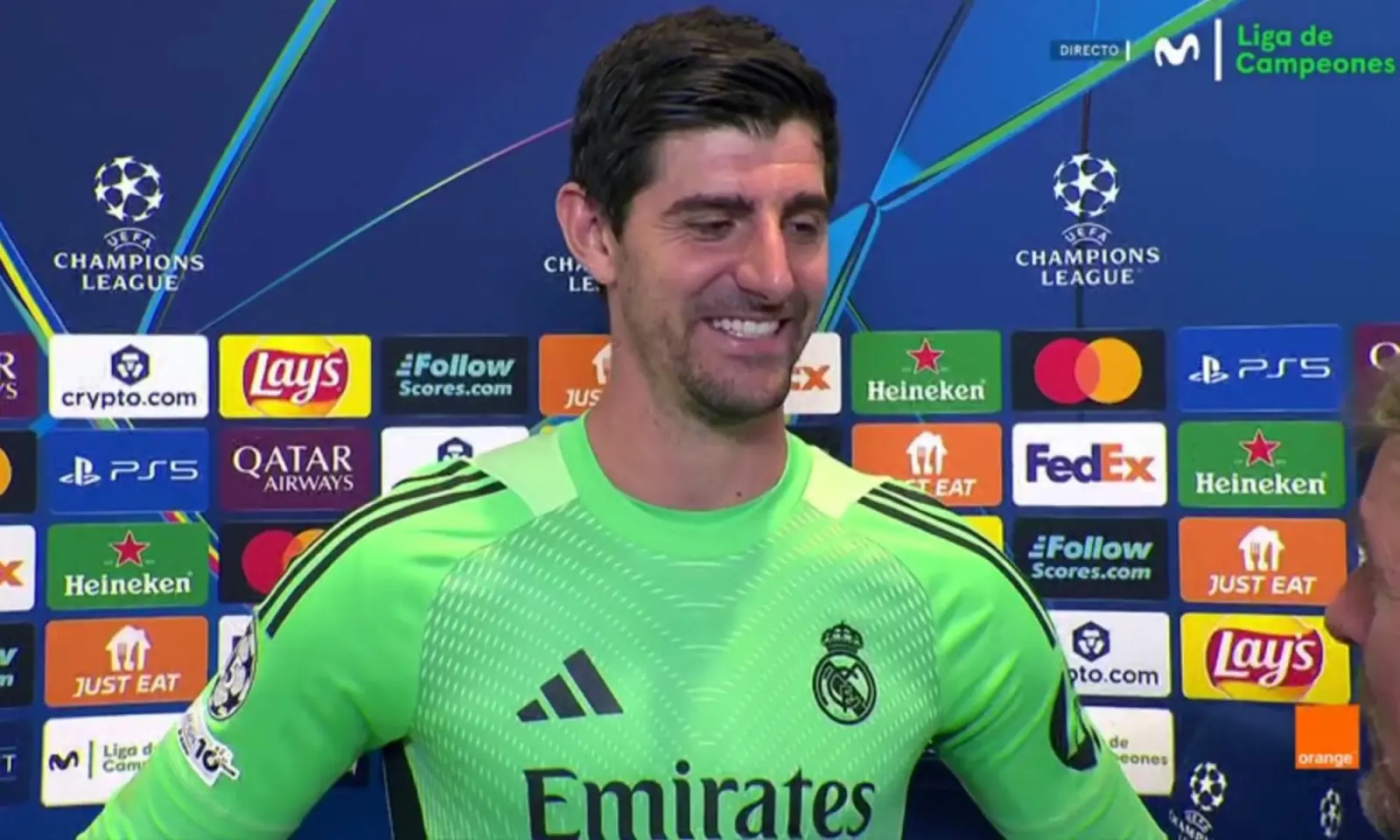 Courtois, çekilişten önce Real Madrid'in City ile tekrar karşılaşmasını bekliyor