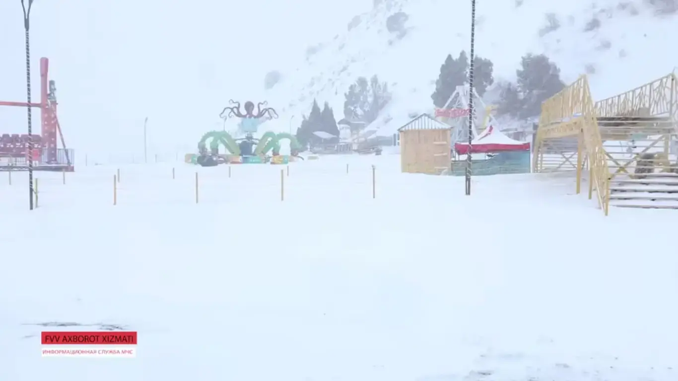 Қамшық асуында қар салдарынан екі демалыс орны жабылды