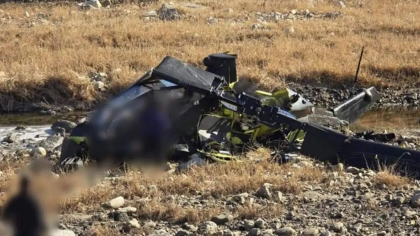 Güney Kore'de askeri helikopter düştü