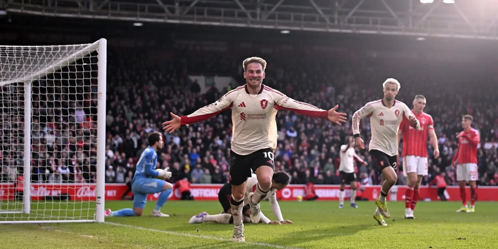 Mac Allister brings Liverpool a dramatic win in the 90+7th minute