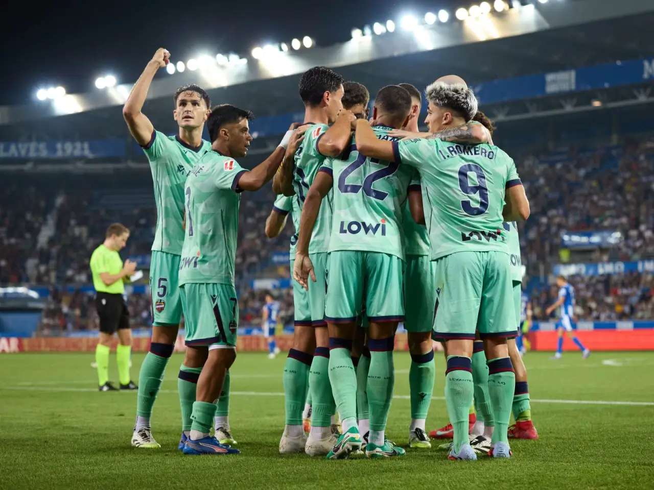 Levante Alavesga qarshi bahsda so'nggi daqiqalarda yutdi