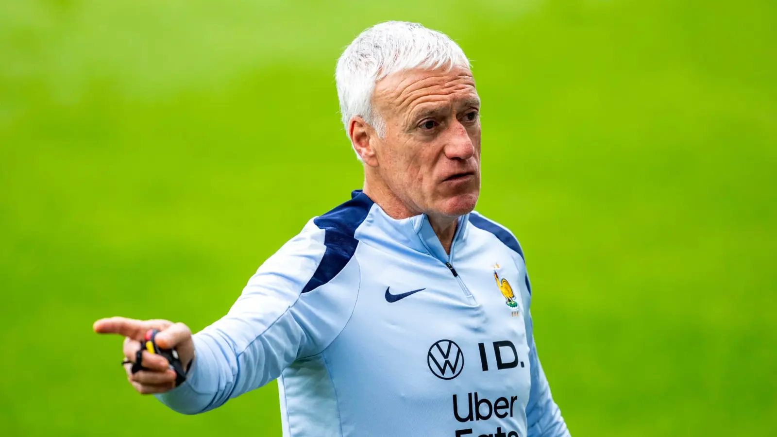 Didier Deschamps expressed dissatisfaction with the French national team's substitute