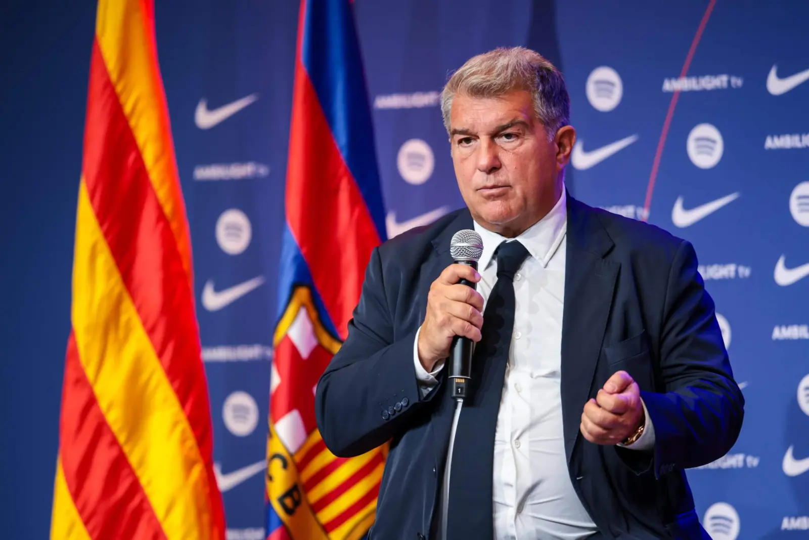 Joan Laporta: "Referees often help Real Madrid"