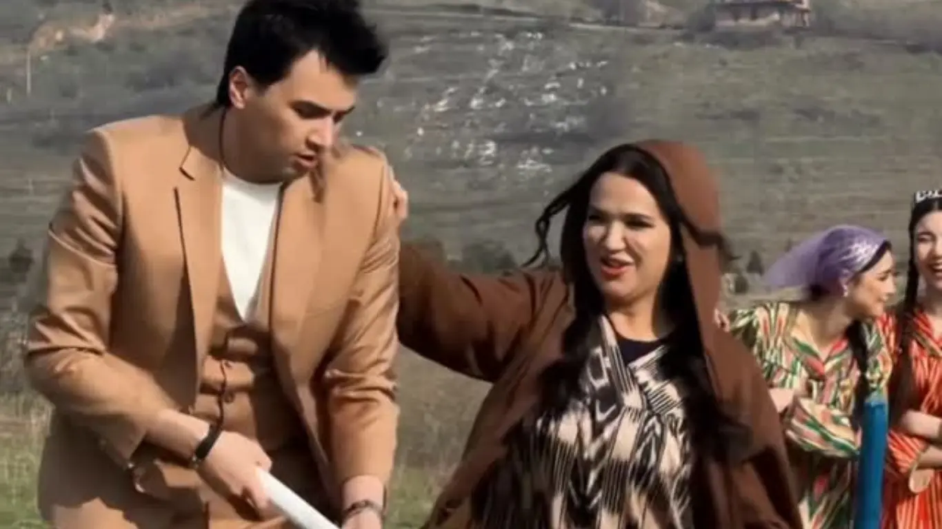 Nilufar Usmonova yeni müzik videosu üzerinde çalışıyor (video)