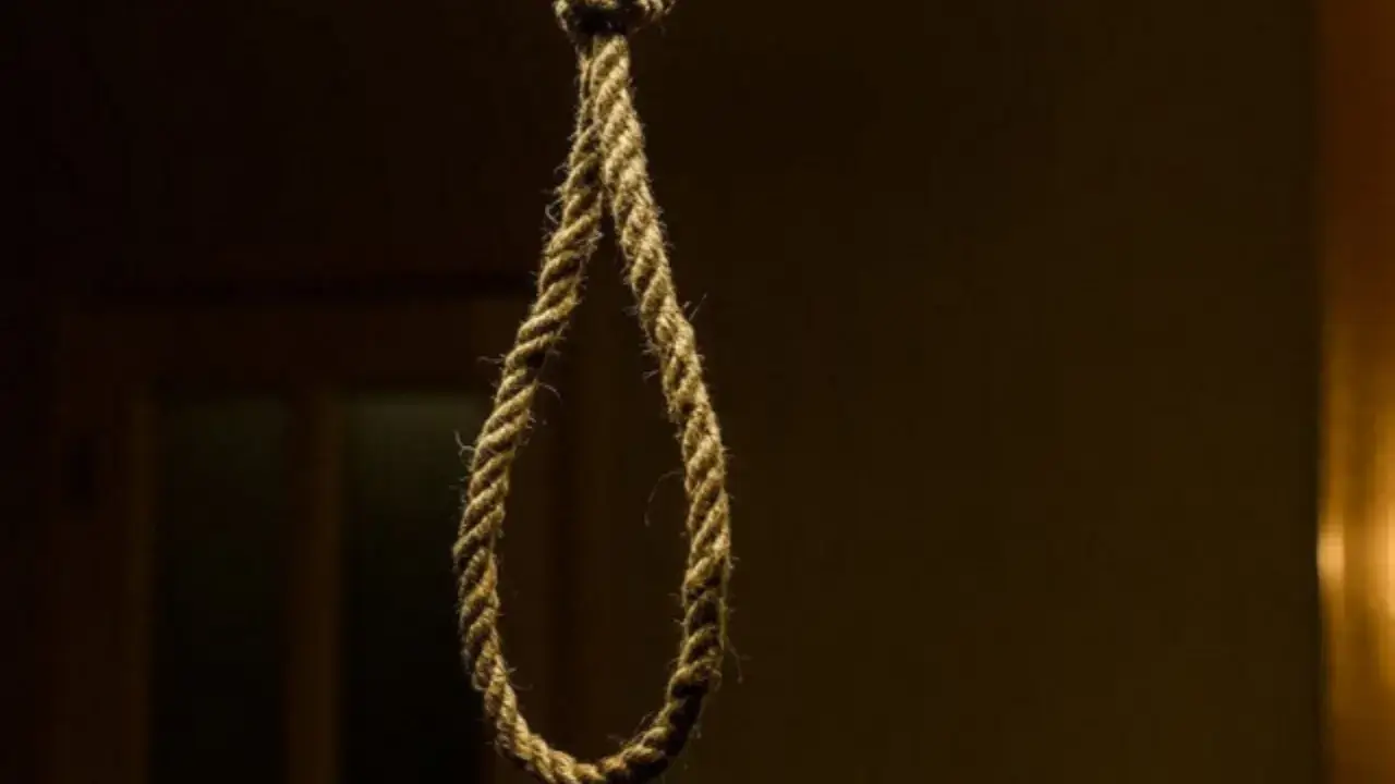 A 20-year-old woman was found hanging in a livestock shed