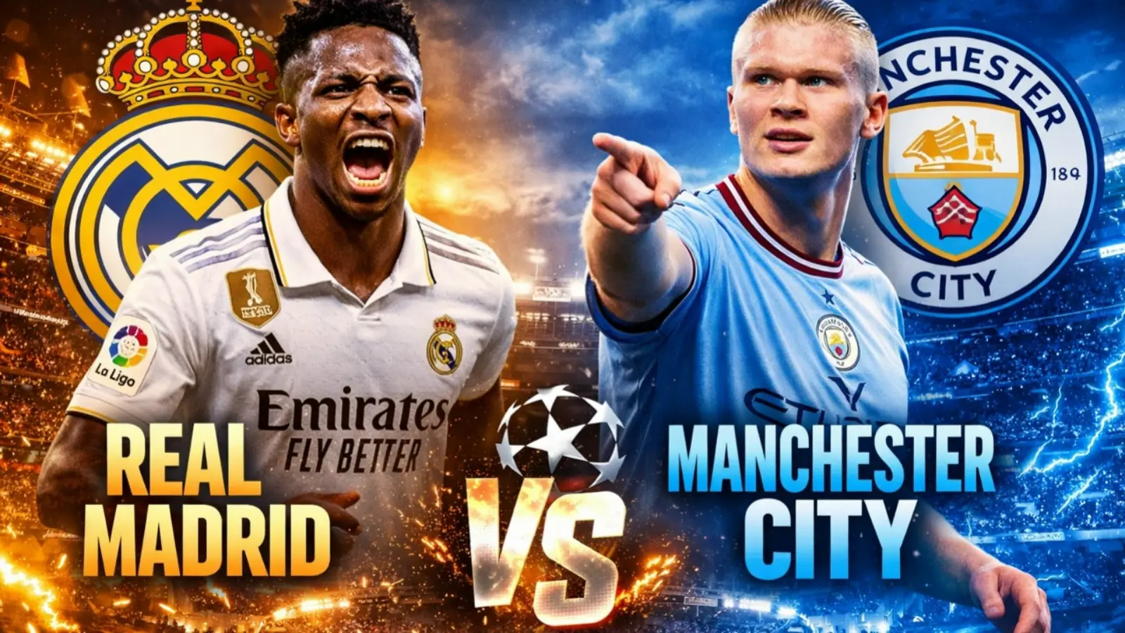 "Manchester Siti" — "Real Madrid" uchrashuvi uchun taxminiy tarkiblar