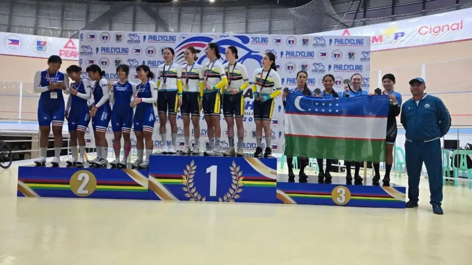 O‘zbekistonlik velosportchilar Filippinda ilk medalni qo‘lga kiritdi