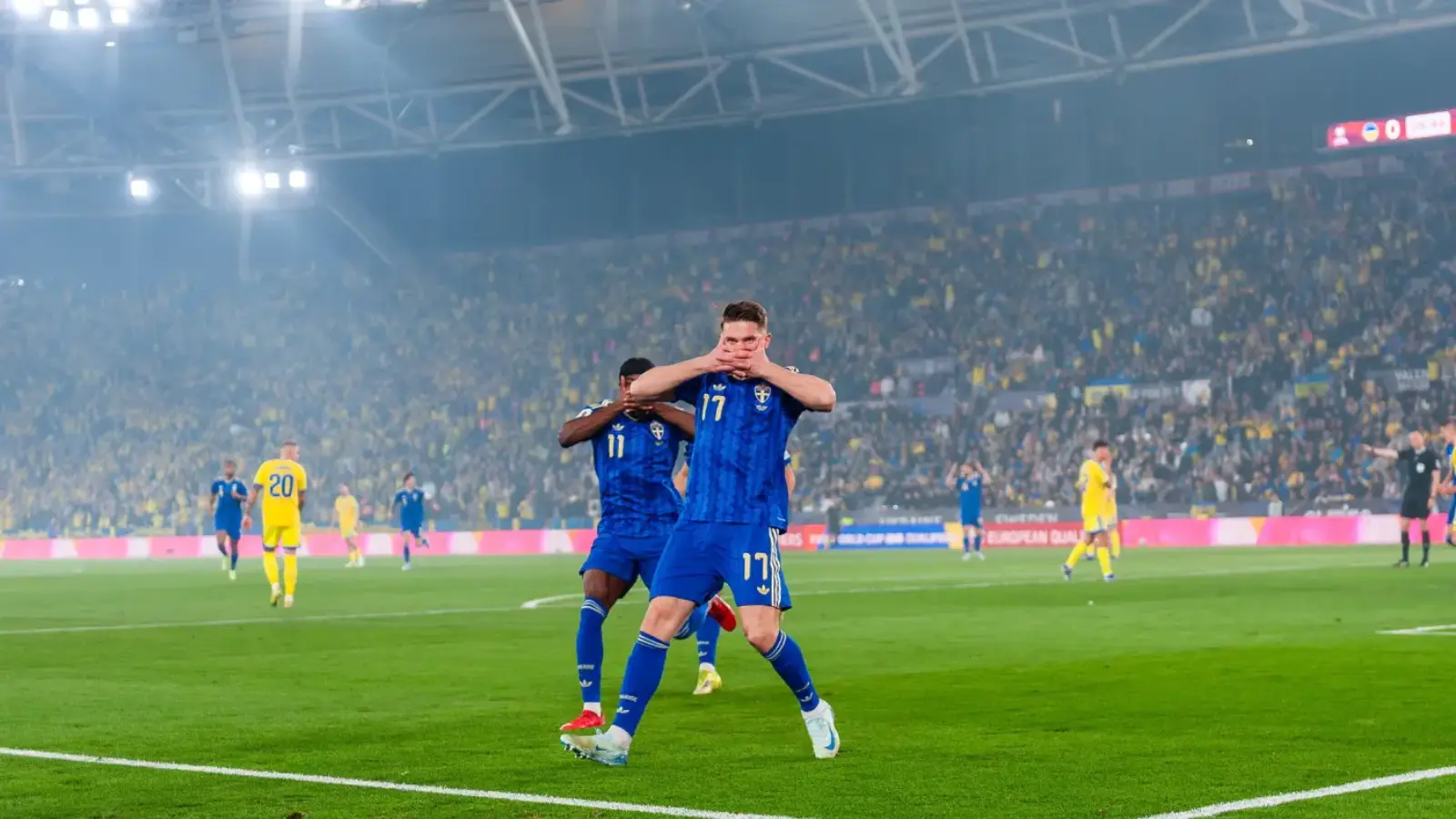 Украина мағлуб бўлиб, Швеция финалга ишончли тарзда йўл олди