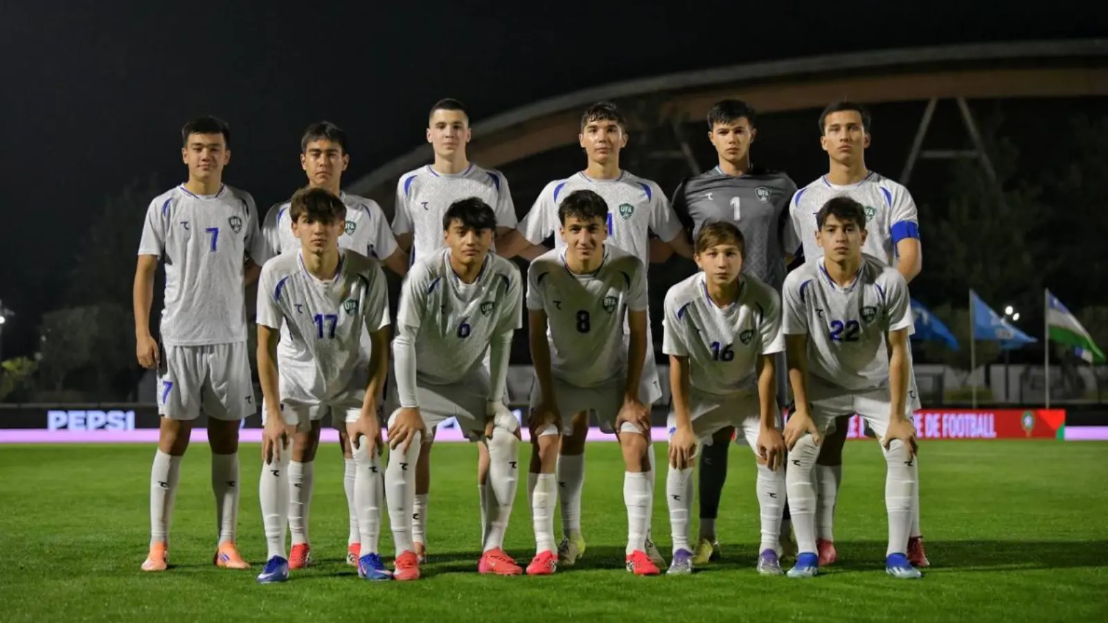Özbekistan U-17 gençleri Fas'a karşı muhteşem bir galibiyet elde etti