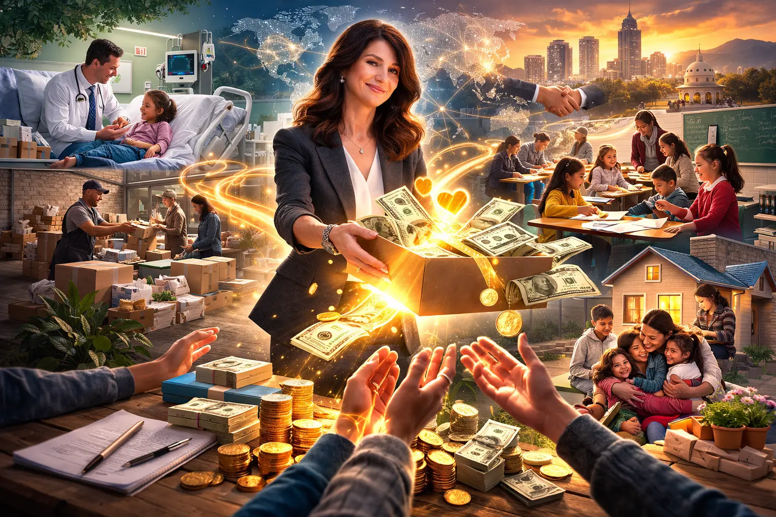 Dünyanın en zengin kadını paralarını gizlice dağıtarak dünyayı değiştiriyor