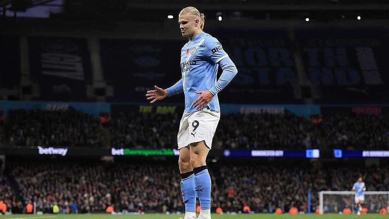Manchester City star Erling Haaland grows beard