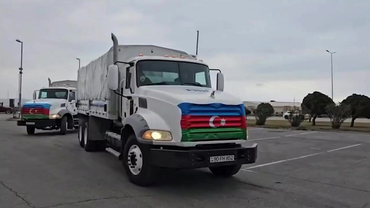 Ozarbayjon Eron xalqiga gumanitar yordam yubordi