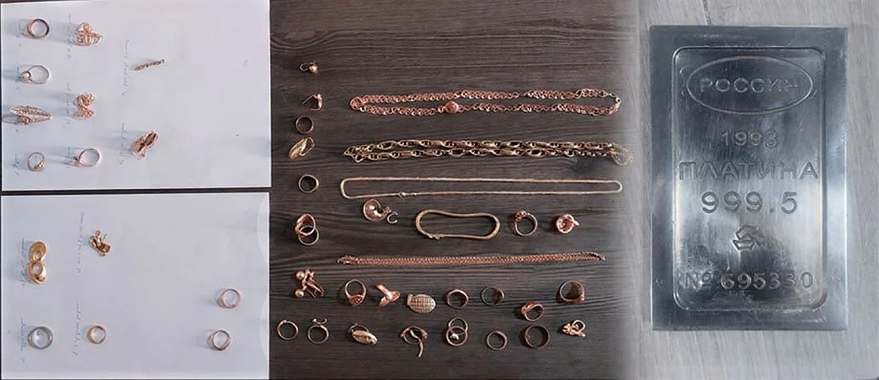 Контрабандное золото и платина были конфискованы
