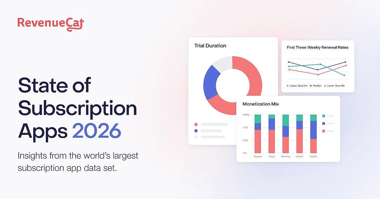 RevenueCat a annoncé les tendances clés des applications d'abonnement