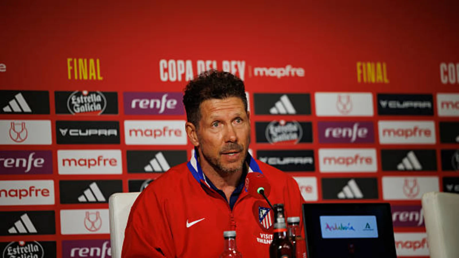 Simeone commented on the defeat in the final and congratulated his opponent