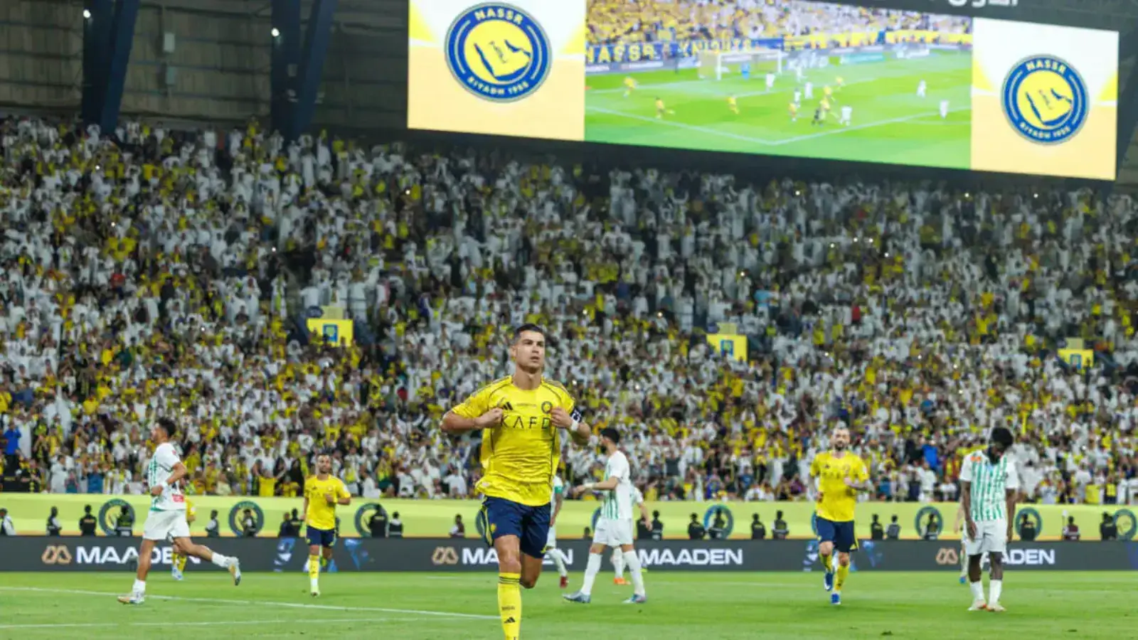 "An Nasr", Ronaldo'nun iki golüyle, zayıf rakibini büyük bir farkla yendi!