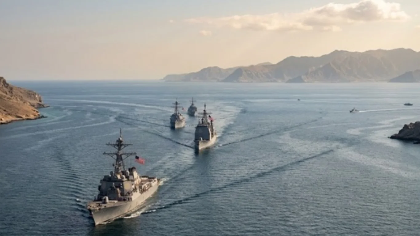 Военные корабли США вошли в Ормузский пролив
