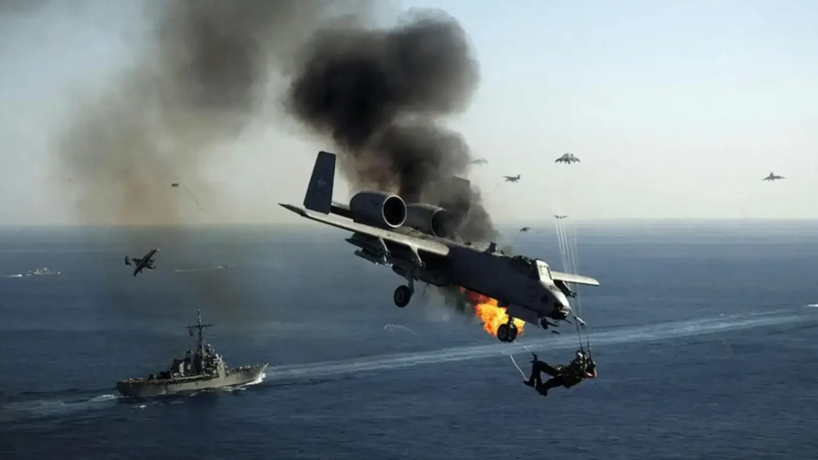 Иранские военные сбили американский самолёт в Ормузе (видео)