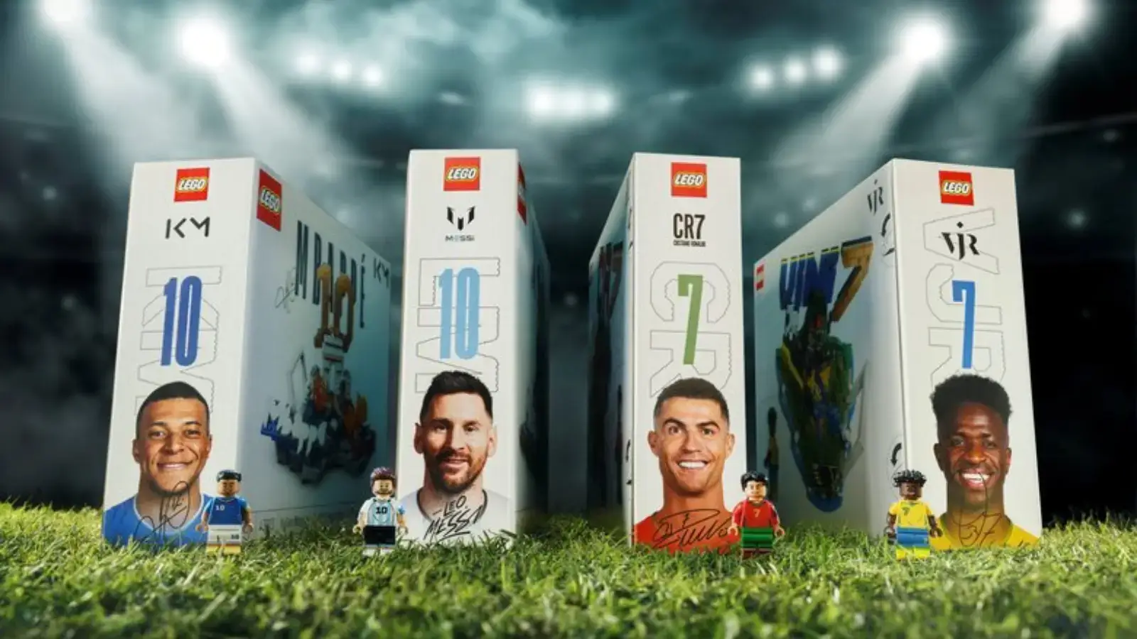Роналду, Месси, Мбаппе и Винисиус приняли участие в Кубке LEGO (видео)