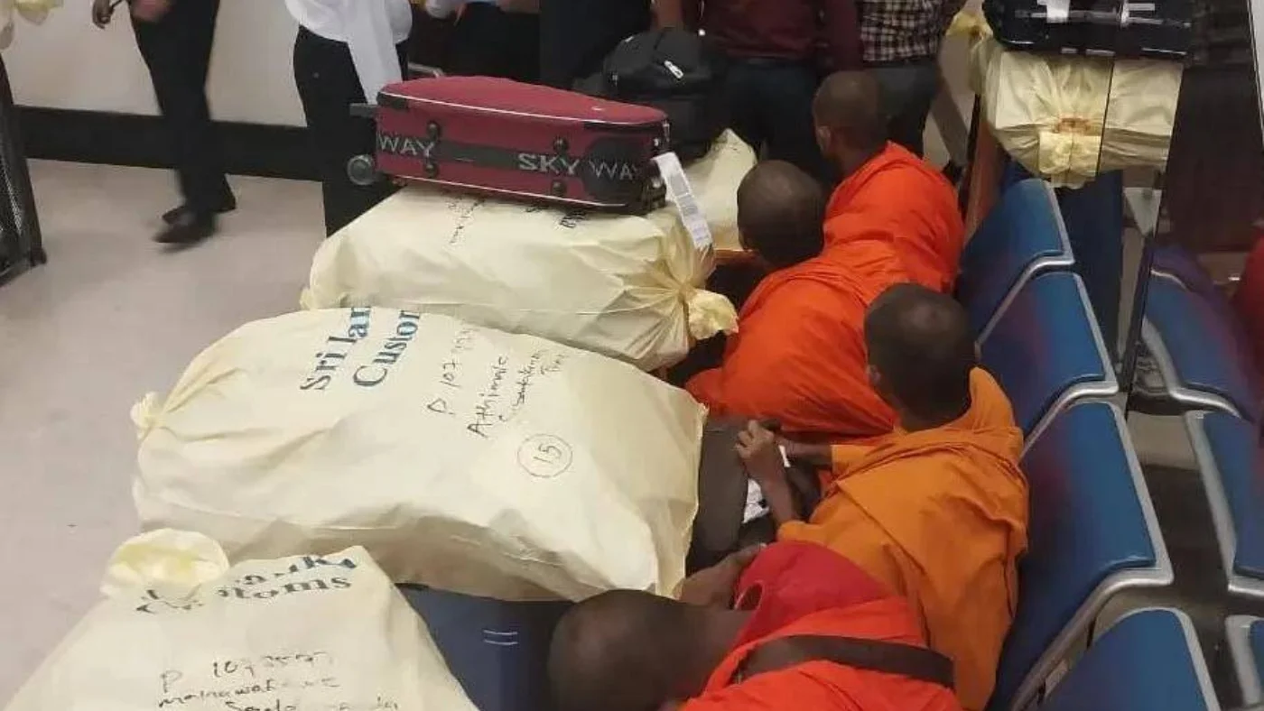 На Шри-Ланке у 22 буддийских монахов изъяли более 110 килограммов наркотиков