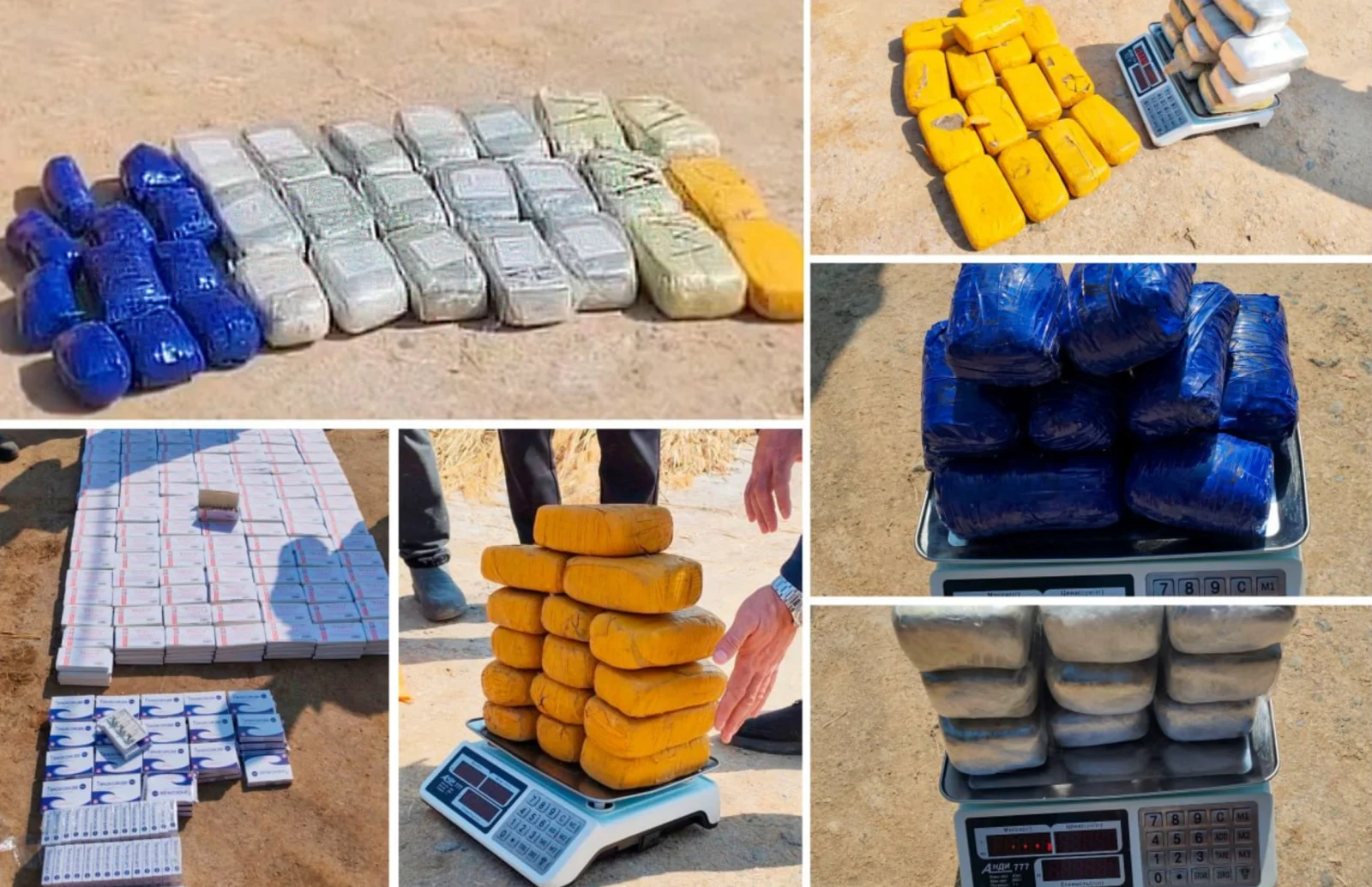 Chegarada yirik kontrabanda fosh etildi, tergov davom etmoqda