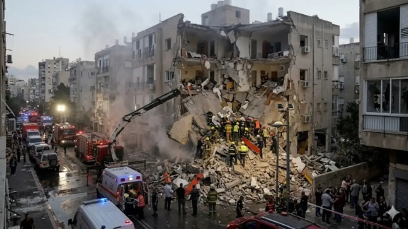 Иранское нападение опустошило Хайфу: есть жертвы