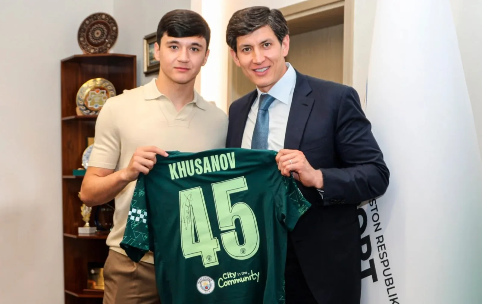 Husanov a rencontré les dirigeants sportifs et a évoqué ses projets (photo)