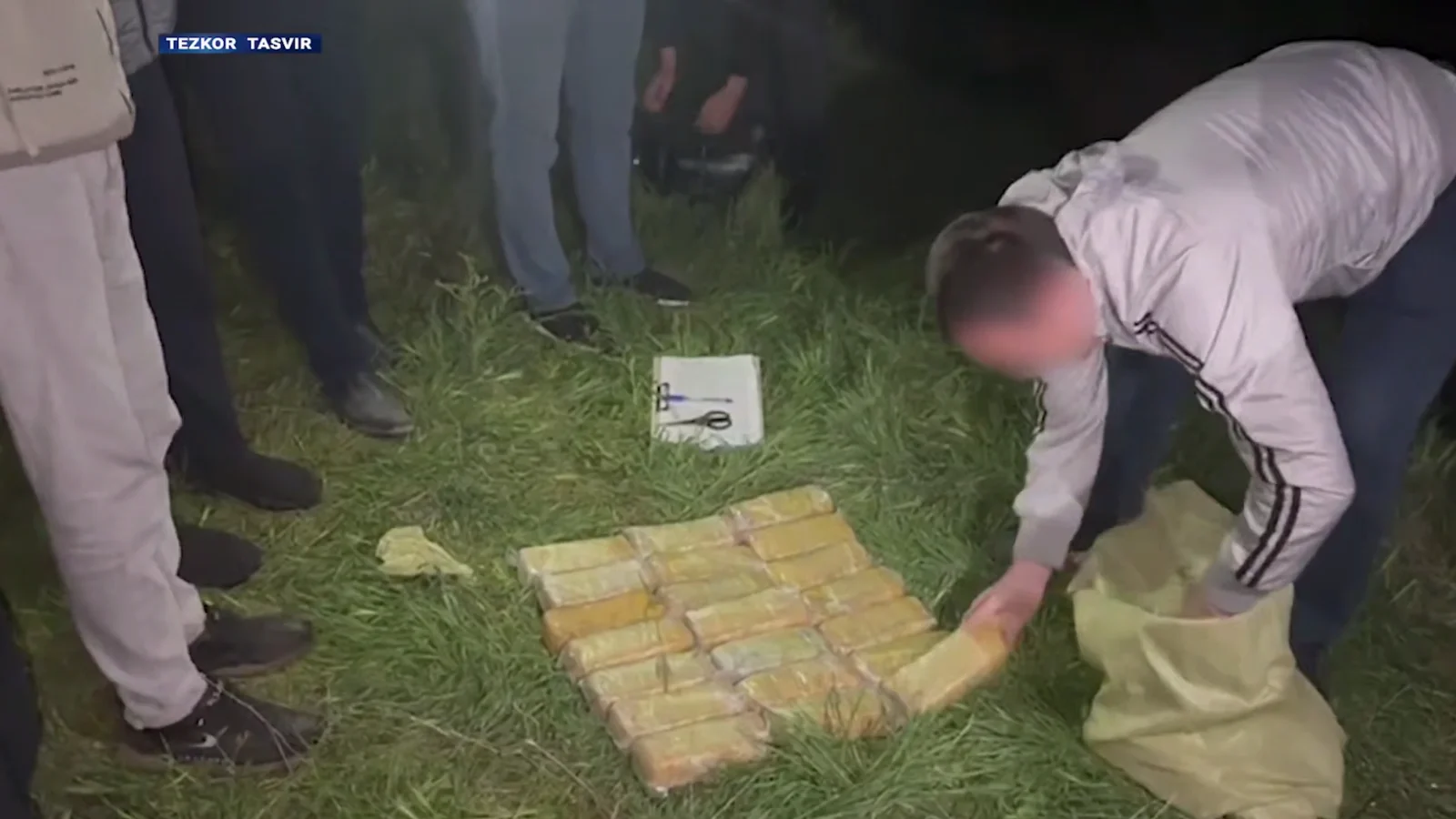 Марғилонда йирик гиёҳвандлик контрабанда жинояти фош этилди (видео)