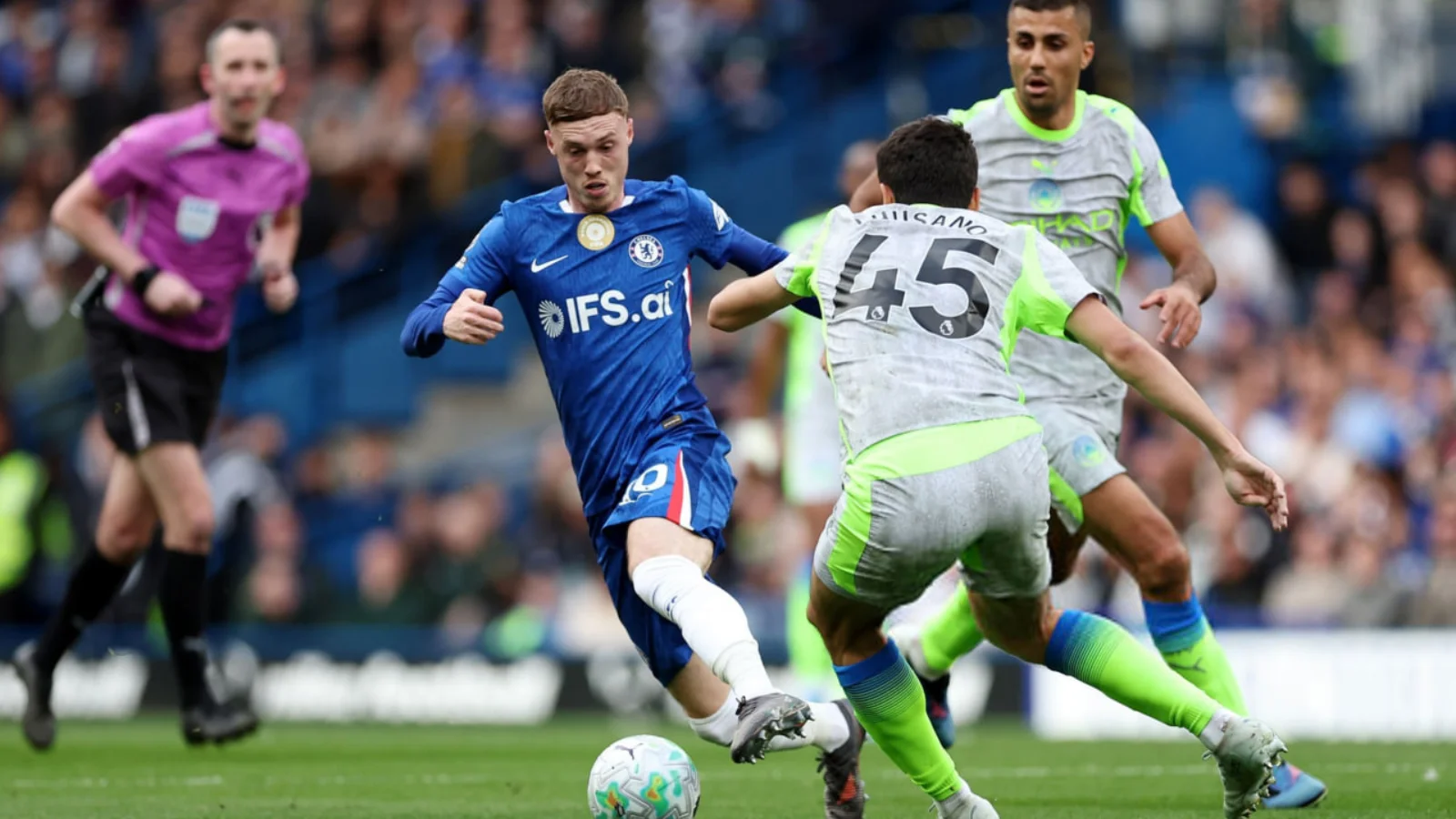 Видео с действиями «АК45» в матче против «Челси»