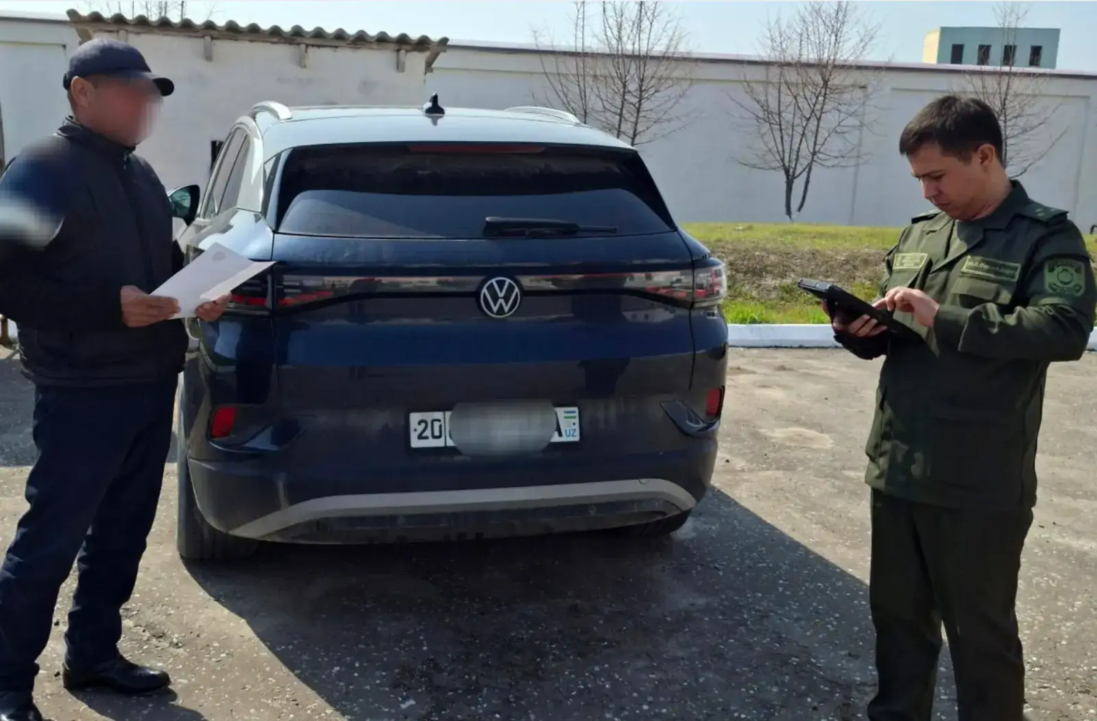 Elektr energiyadan bo‘lgan qarzdorlik sababli, avtomashina xatlandi