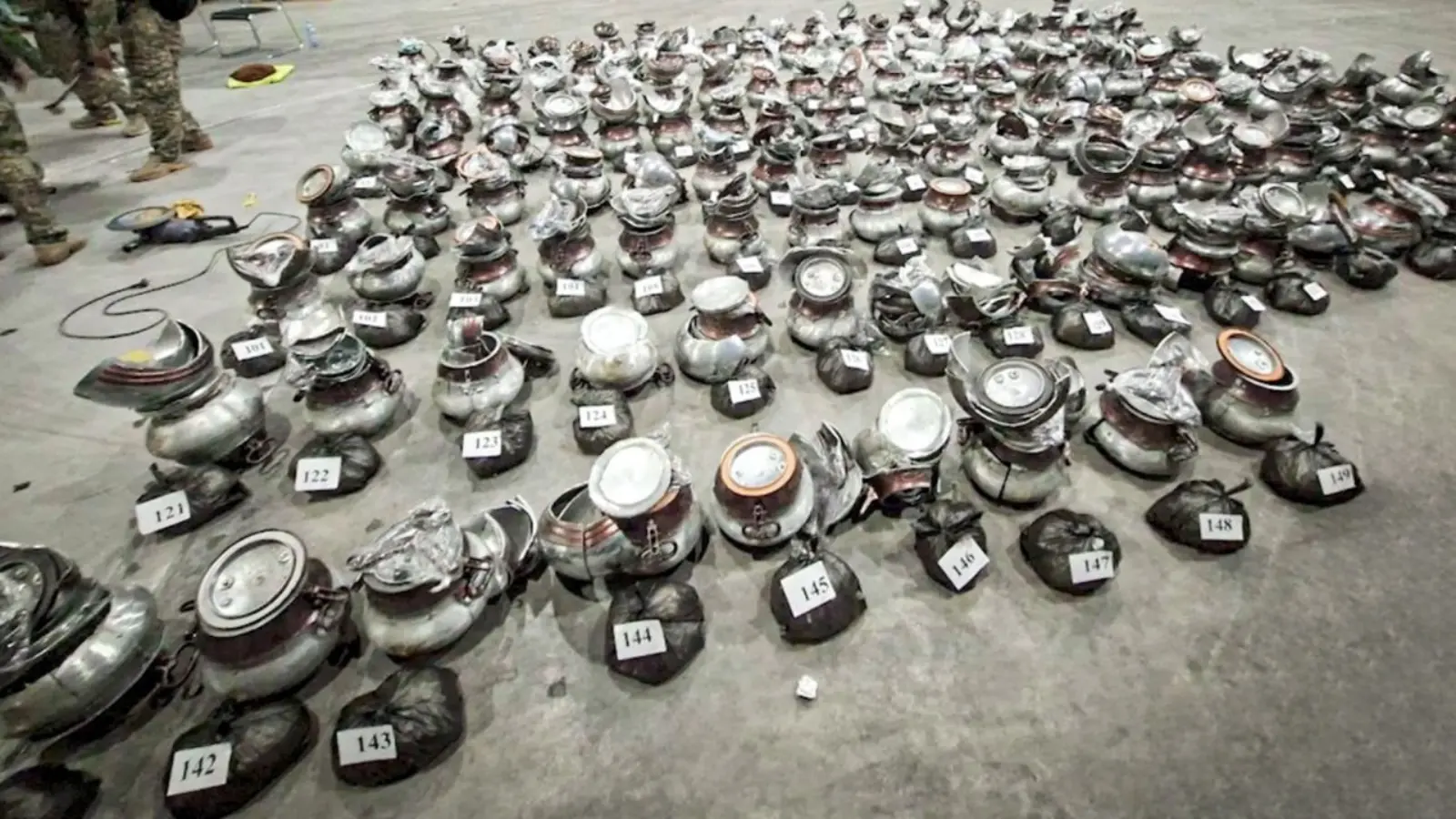 Découverte de 190,8 kg de stupéfiants cachés dans des chaudrons afghans...