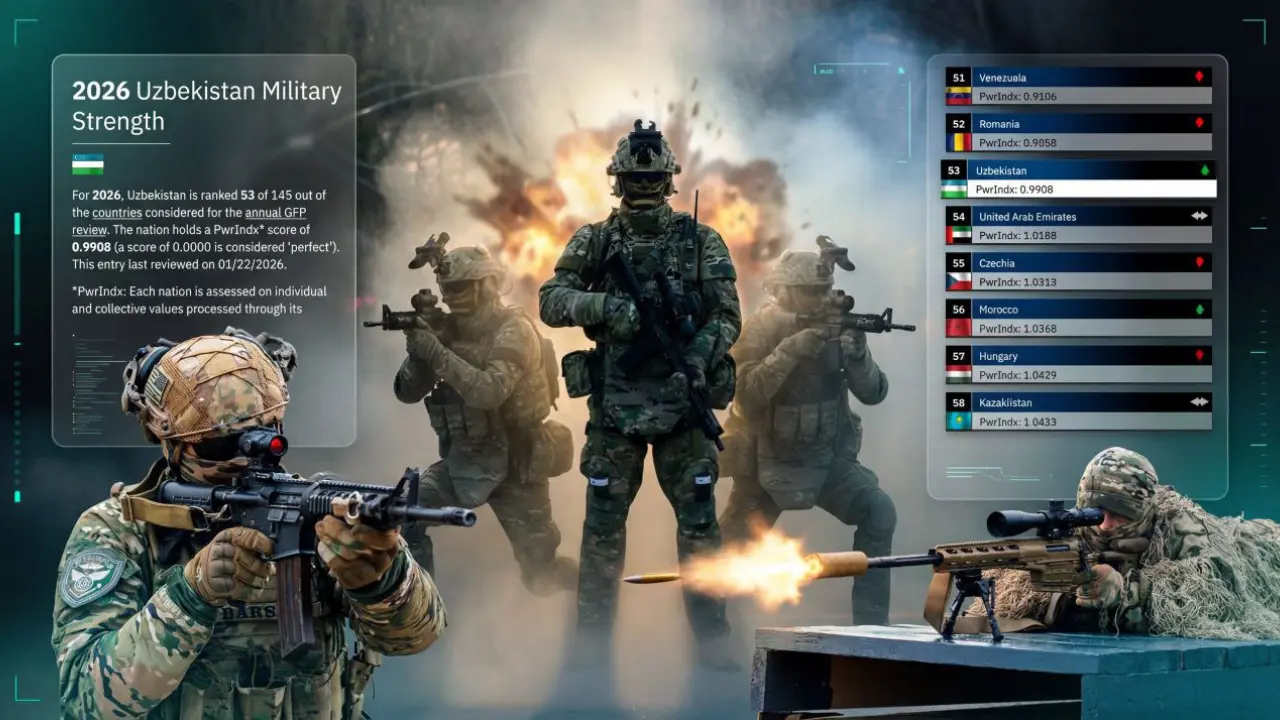 Дүниежүзіндегі ең мықты мемлекеттер ішінде Өзбекстан қандай орын алды?