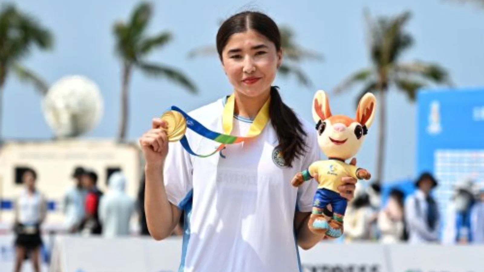 Саньядаги мусобақада Барнохон Сайфуллаева олтин медални қўлга киритди