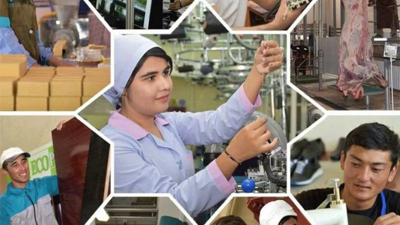 In welchen Sektoren arbeiten die meisten Usbeken?