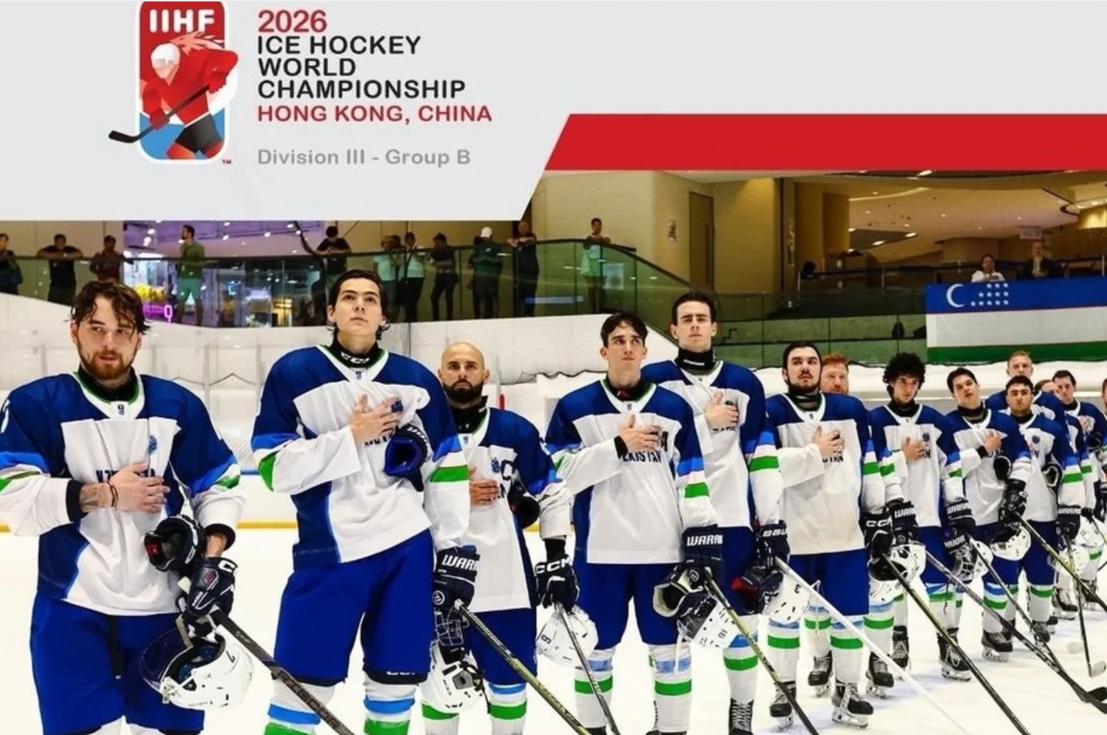 O‘zbekiston xokkeychilari jahon chempionatida ishonchli g‘alaba qozondi