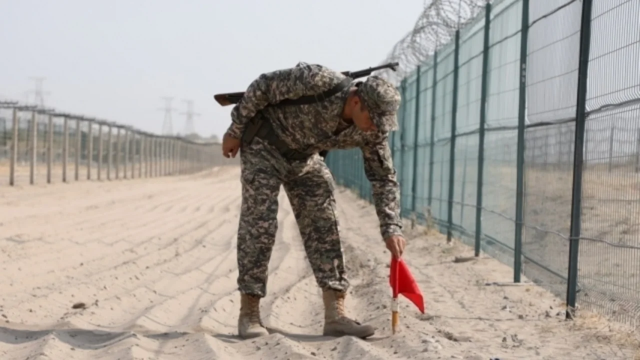 22-year-old border guard shot himself