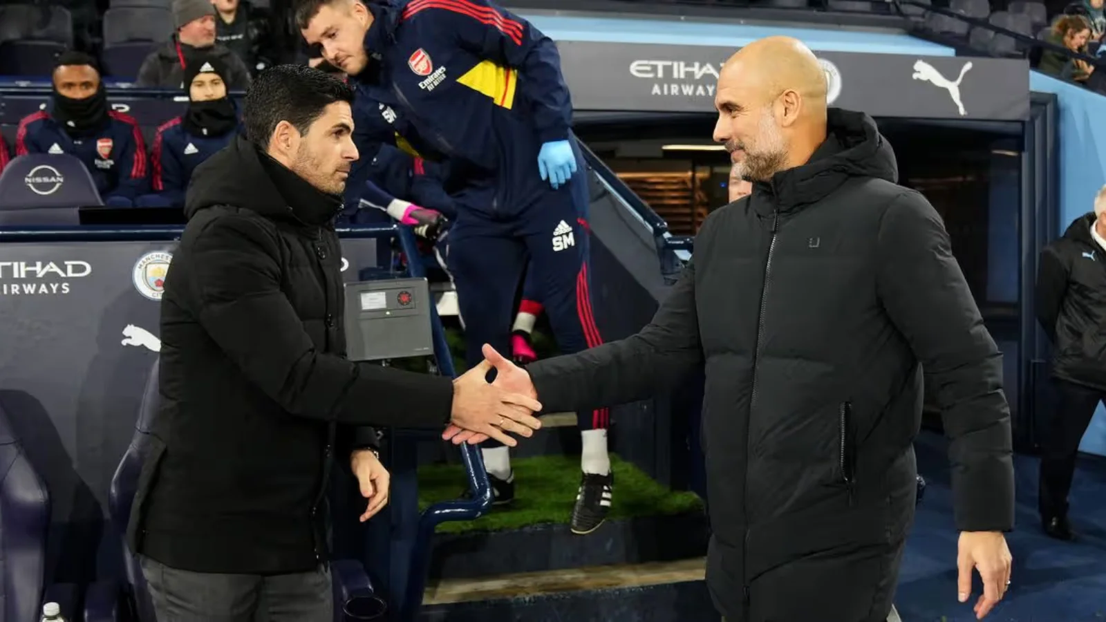 Arteta Gvardiolaga qarshi duellarda qiynalmoqda, statistika hayratlantiradi