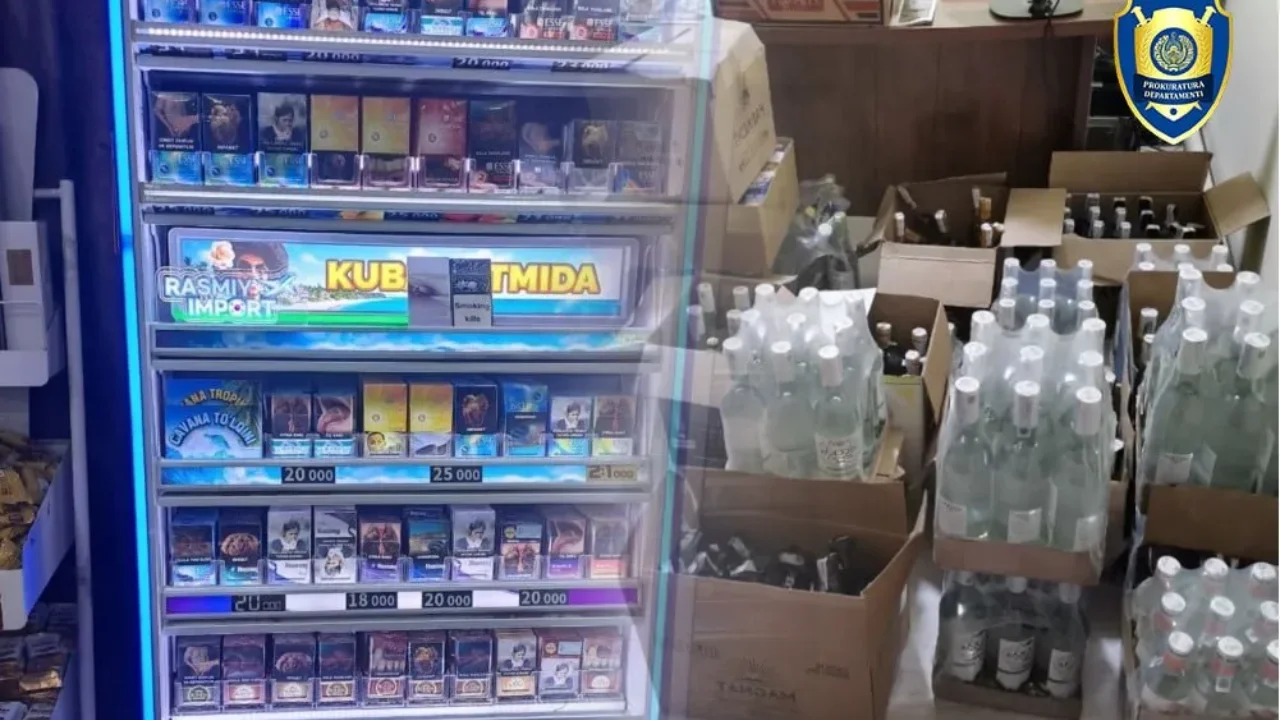 Qoʻqon va Bekobodda noqonuniy tamaki va alkogol savdosi fosh etildi