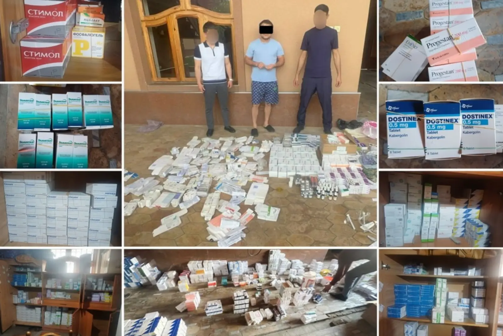 A hidden medicine warehouse has been uncovered in Tashkent, and a large stock has been exposed