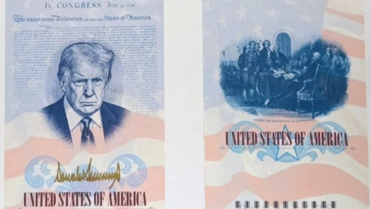 Special passports featuring Trump's image to be issued in the US