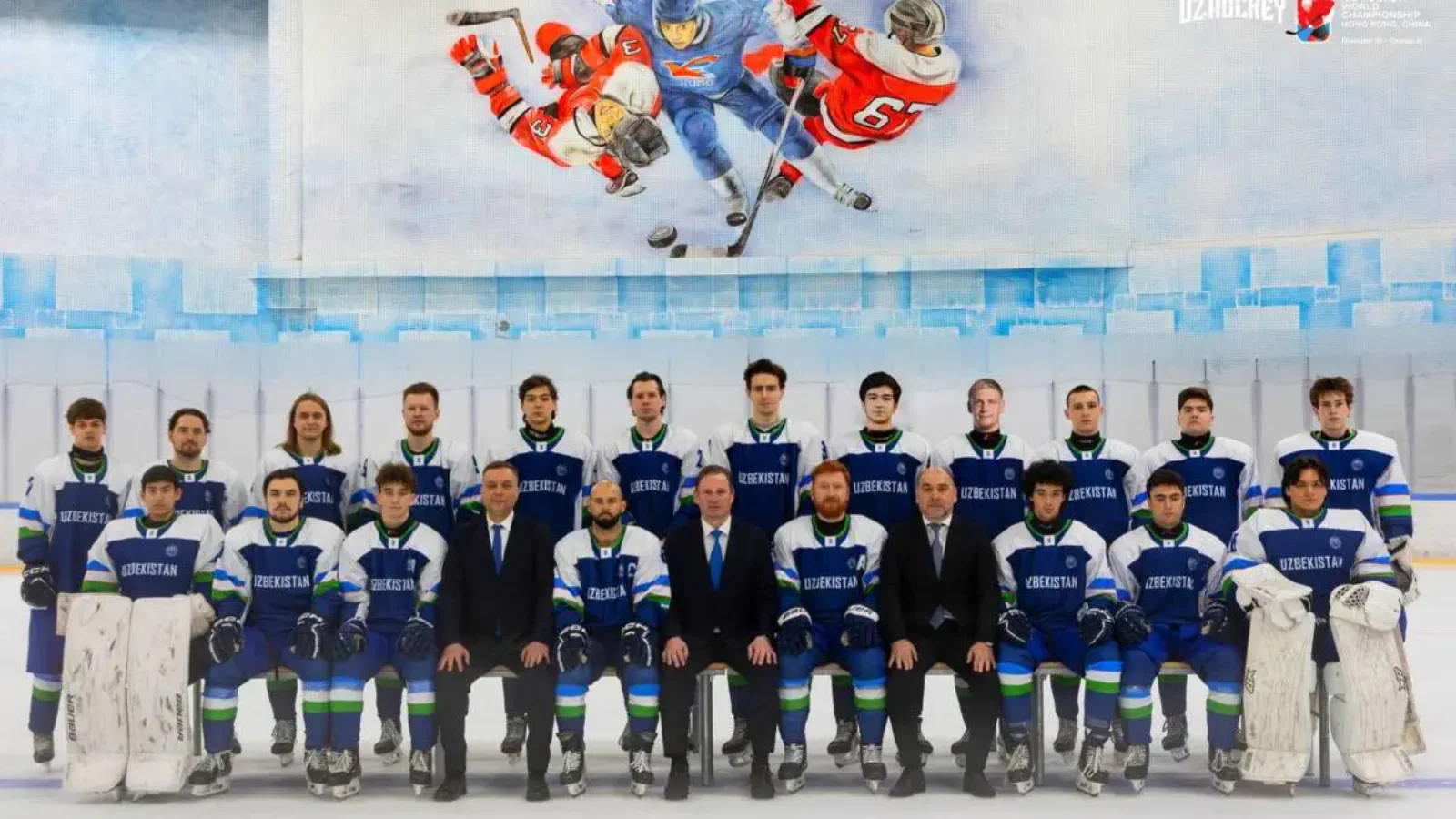 26-1: Өзбекстан хоккейшілері әлем чемпионатын жеңіспен бастады