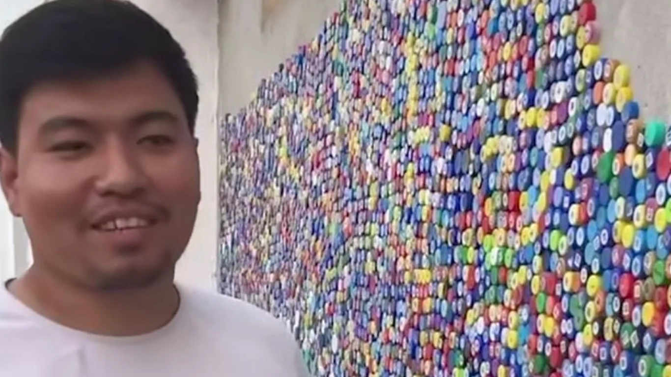 Оддий қопқоқлардан ноодатий санъат: Ҳусниддиннинг ижоди интернетни забт этди