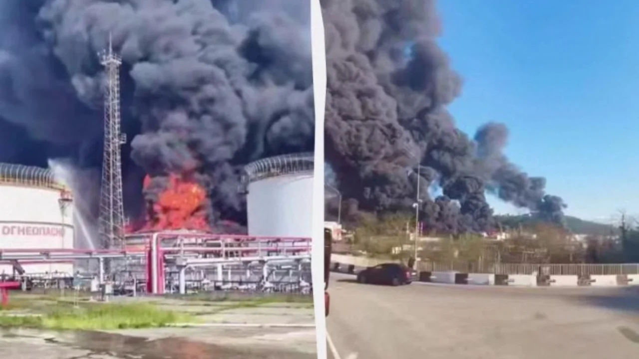 Russia's Tuapse oil refinery hit by drone attack